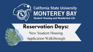 New Student Housing Application Walkthrough