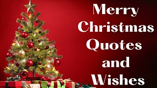 Merry Christmas Wishes and Quotes @QuotesWithSapna