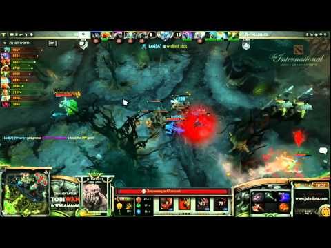 The Alliance vs Invictus Gaming Game 2   The International 3 Group Stages   Tobi Wan & Waga