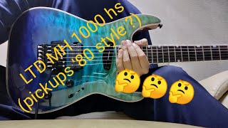 Video thumbnail for LTD MH-1000 HS sounds test by kaen7850