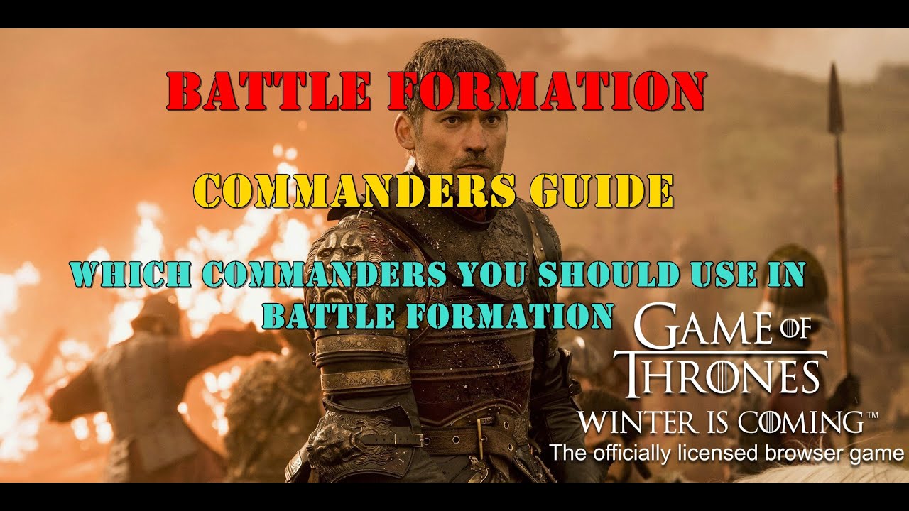 GOTWIC - Battle Formation: Commanders Guide