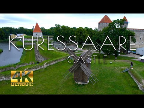KURESSAARE CASTLE, ESTONIA, DRONE, 4K #drone #4k #estonia #castle #nature #happy