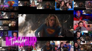 SUPERGIRL - Trailer 2 - REACTION MASHUP 🐕☄️- Milly Alcock - Jason Momoa - James Gunn