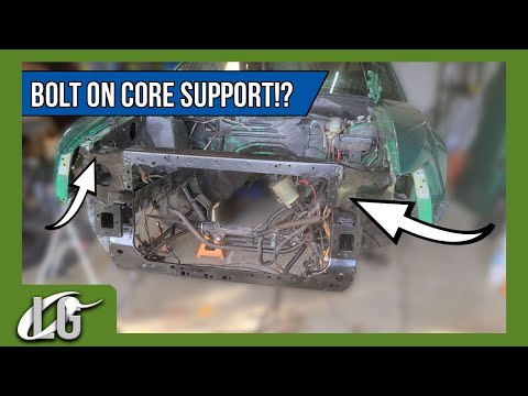New Bolt-on Core Support for the Green Mustang!