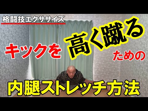 蹴りを高く上げる方法！内もものストレッチ