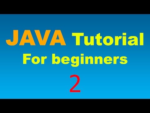 Java Tutorial for Beginners 2 Variables and Types