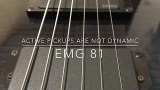 Video thumbnail for Active pickups are not DYNAMIC ? | EMG 81 by Chester Chen