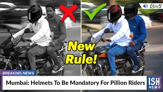 Mumbai: Helmets To Be Mandatory For Pillion Riders