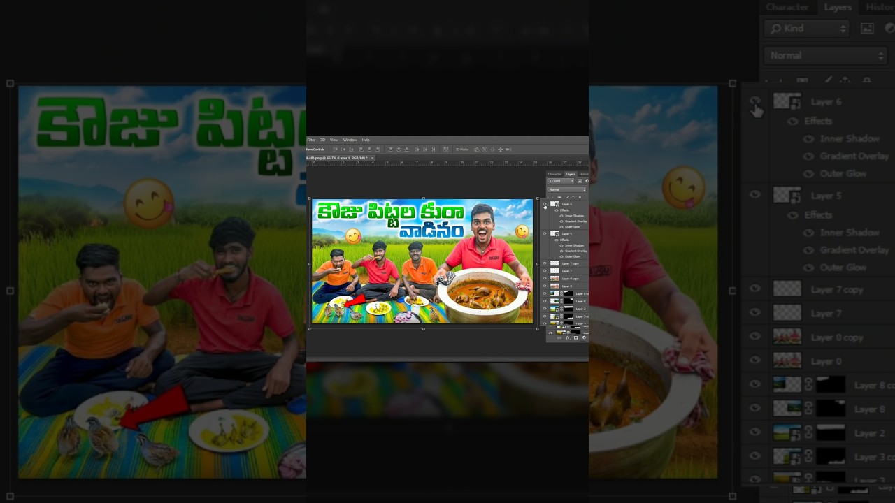 Telugu Experiments Thumbnail Breakdown #shorts #trending #teluguexperiments