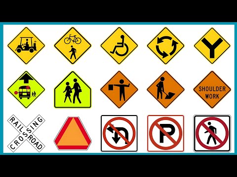 Master US Road Signs in Just 1 Hour and Stay Safe! Traffic Road Signs Explained | US Road Signs 2025