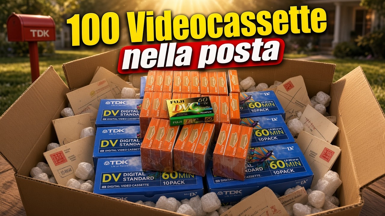 100 videocassette nella posta, pezzi di retrocomputer e il vinile di Frieren