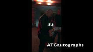 Philip Selway of Radiohead Signing Autographs in Seattle, 2017