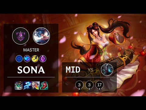 Sona Mid vs Ekko - EUW Master Patch 11.16