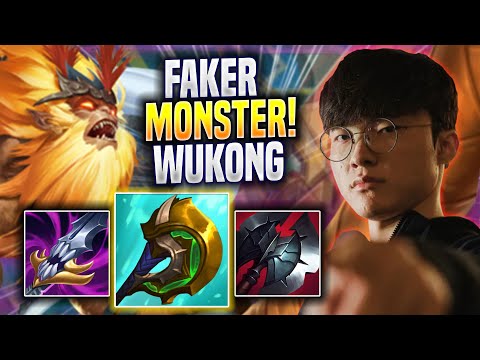 FAKER IS A MONSTER WITH WUKONG! - T1 Faker Plays Wukong JUNGLE vs Vi! | Preseason 2023