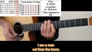 Breaking the girl by Red Hot Chili Peppers - Guitar Tutorial - Karaoke