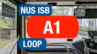 NUS Internal Shuttle Bus A1 | Bus Service Route Visual