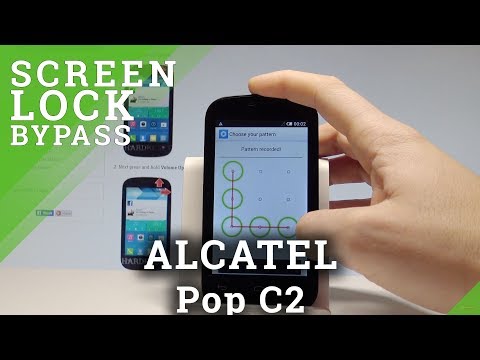 How to Add Screen Lock on ALCATEL Pop C2 - Set Up Pattern Lock |HardReset.Info