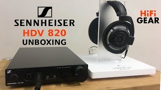 Video thumbnail for Sennheiser HDV 820 Headphone Amplifier Unboxing | Hifi Gear by Hifi Gear