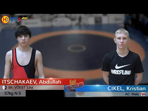 🤼 | Wrestling | Austrian Championships 2023 Mens (Freestyle) - 57kg N5 | ITSCHAKAEV vs. CIKEL
