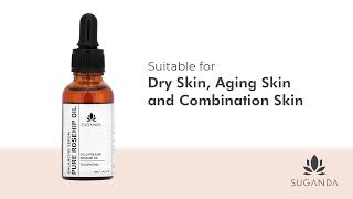 Pure Rosehip Oil for Dry and Aging skin - Suganda Skincare