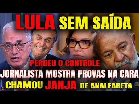 He freaked out - Lula loses control live on air, CNN journalist threw evidence in his face, chall...
