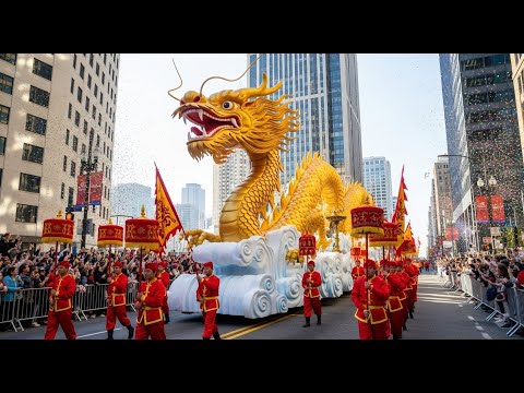 Lunar New Year Parade Hong Kong 2026 (4K) | Dragons, Lions & Neon City Beats