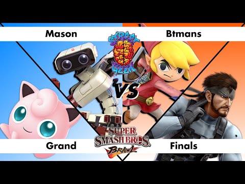 SG 13.7 SSBB GF - Mason (Rob/Puff) vs Btmns (TLink/Snake) Super Smash Bros Brawl 1v1 Grand Finals