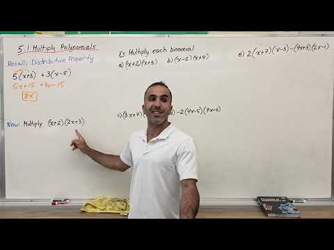 5.1 Multiply Polynomials (Grade 10 Academic, MPM2D)