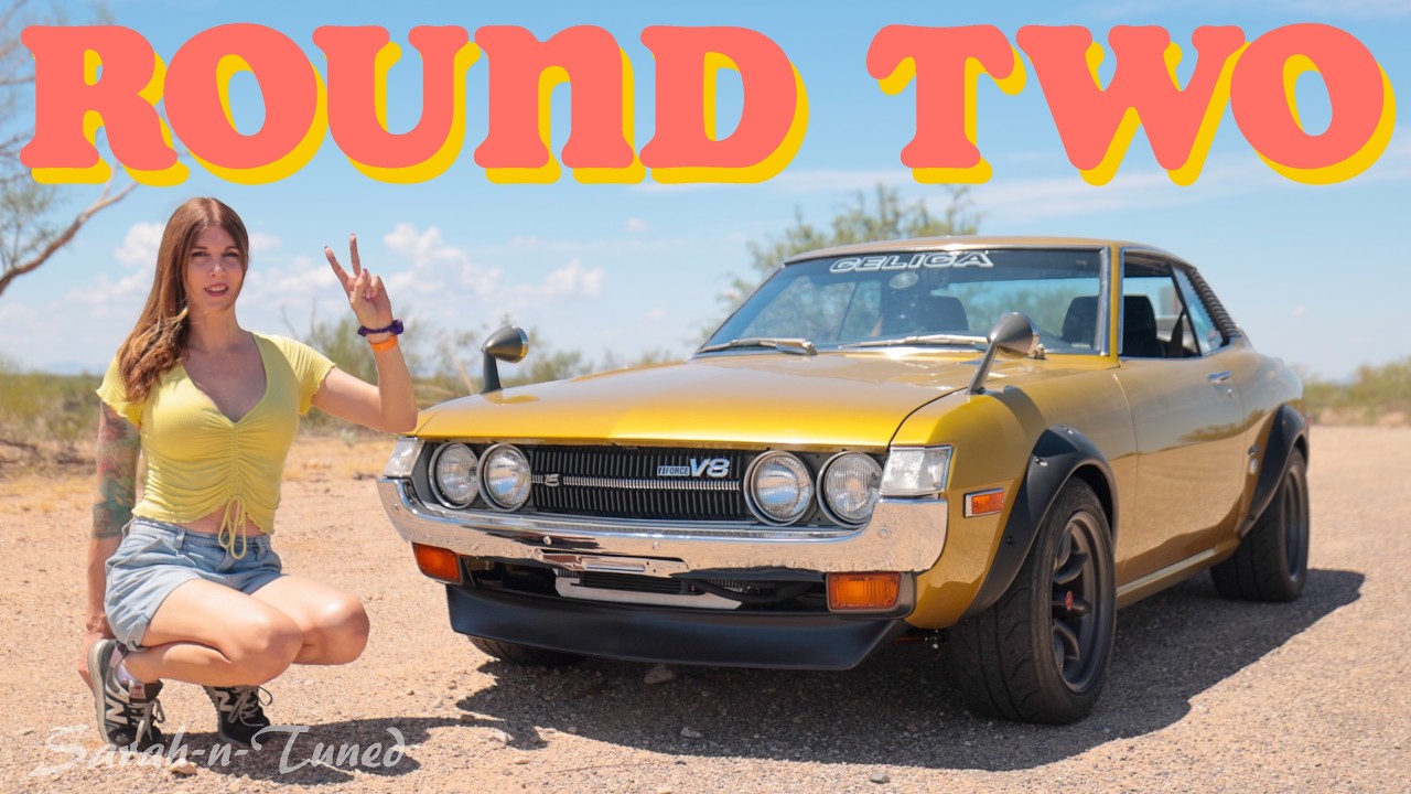 Ok NOW This Thing Rips! // 1974 2UZ V8 Celica