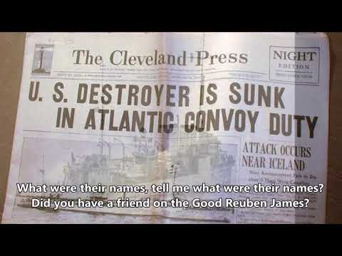 The Sinking of the Rueben James Lyrics - Johnny Horton