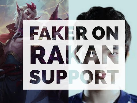 FAKER FIRST TIME RAKAN SUPPORT, ENGLISH SUB