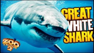 Zoo Tycoon 2 | GREAT WHITE SHARK EXHIBIT  (The Aquarium Part 15)