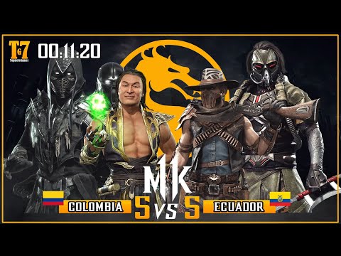 🏆COLOMBIA  VS ECUADOR 【5 Vs 5】 - 【Mortal Kombat 11】- Psycho-Jean_, Glitchmanmkxinj, LS_SpeedKola
