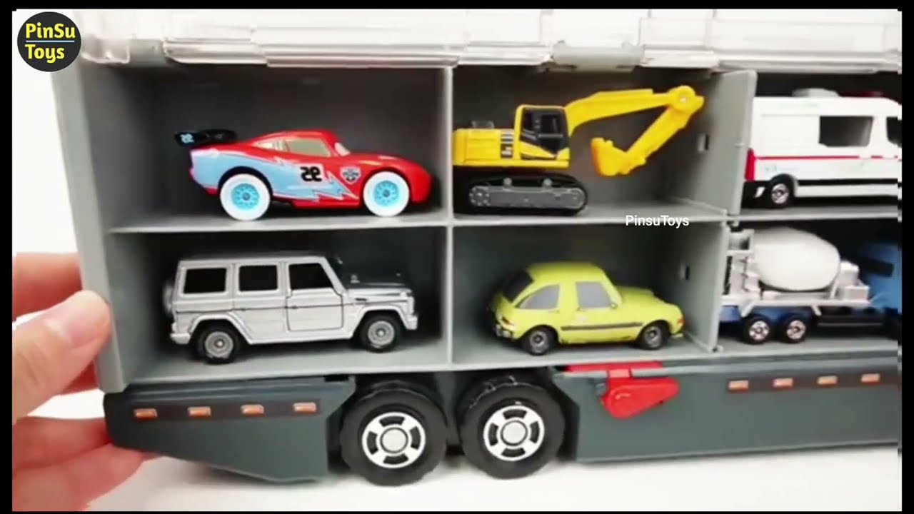 kids toys transport video. PinsuToys Video 2024.