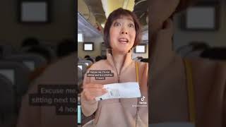 When a passenger hates sitting next to a child on the plane #shorts