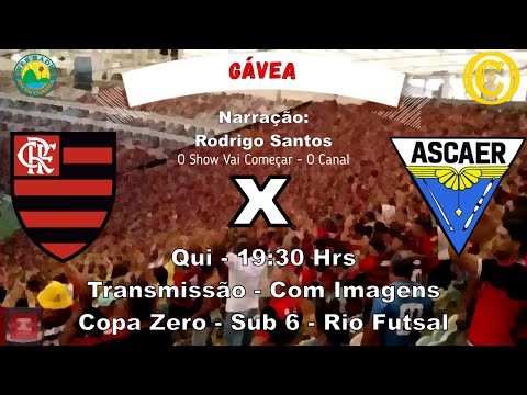 Flamengo x Ascaer - Copa Zero Sub 6 - Rio Futsal AO VIVO COM IMAGENS