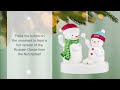 NEW 2026 Hallmark Snowman Official Audio Snowball Fight Snowmen
