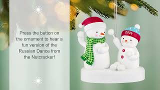 NEW 2026 Hallmark Snowman Official Audio! (“Snowball Fight” Snowmen)