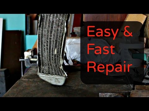 How to Repair a Bent Radiator  - Easy & Fast