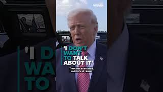 Trump reacts to TIGER WOODS rollover crash: 'He's got some difficulty' 