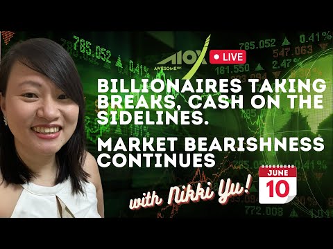 🔴 Billionaires Taking Breaks, Cash on the Sidelines. Market Bearishness Continues