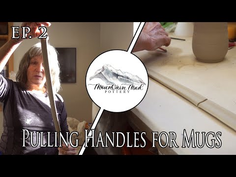 Beginner Pottery Tutorial | How to Pull Handles for Mug Production | Episode 2