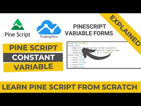 Pinescript Const Variable Variable Forms Pine Script Course Lesson 11