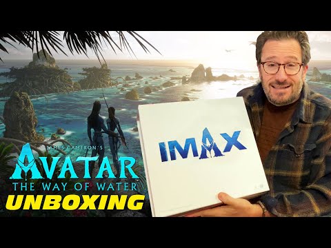 Unboxing AVATAR The Way of Water IMAX 3D Promotional Swag - James Cameron - On the Scene Adventures