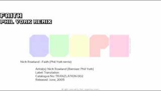 Nick Rowland - Faith (Phil York remix)