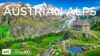 Austrian Alps 4K | Towering Peaks, Emerald Lakes and Charming Alpine Villages