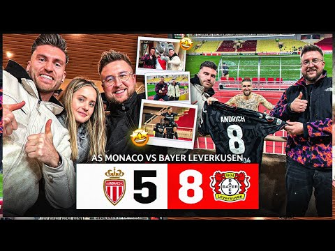 Unvergesslicher TAG in MONACO 🇲🇨😍 AS Monaco vs Bayer Leverkusen XXL Stadion Vlog ⚽️
