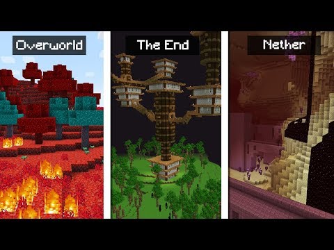 Minecraft: WHAT IF THE OVERWORLD, NETHER AND THE END SWITCHED PLACES?