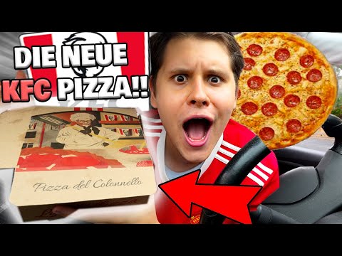 ICH TESTE DIE NEUE KFC PIZZA!!🍕(Wie SCHMECKT SIE?🧐)