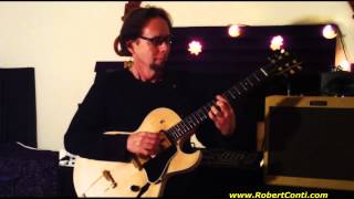 Robert Conti Student, Brian Walker Performs Danny Boy Chord Melody Jazz Guitar